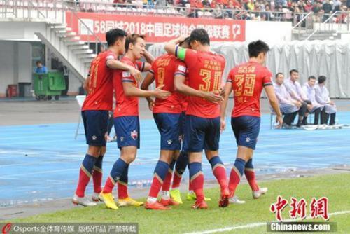  材料图：胜利冲超一年后，深足又面对偏重回中甲的场合排场。图片来历：Osports部分育图片社